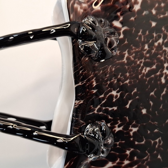 #AES Handblown Glass purse vase - Picture 5 of 8